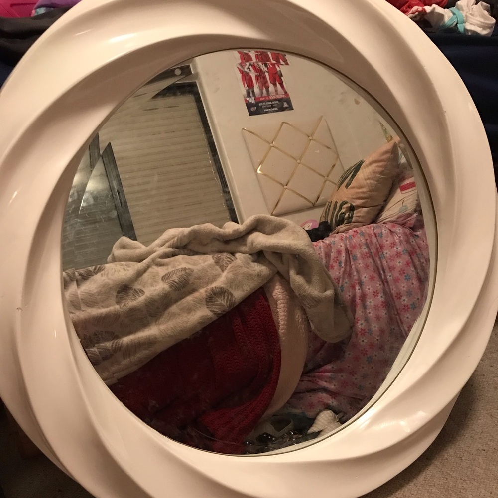 White large mirror